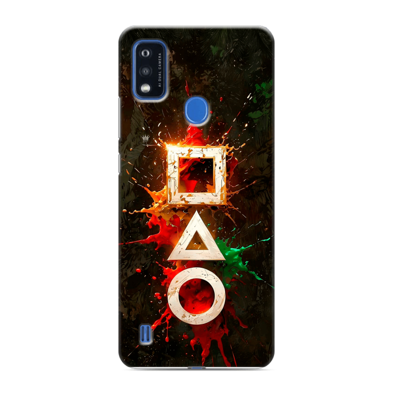 Силиконовый чехол на ZTE Blade A51 с принтом Squid Game Игра кальмара Силиконовый чехол на ZTE Blade A51 с принтом Squid Game Игра кальмара