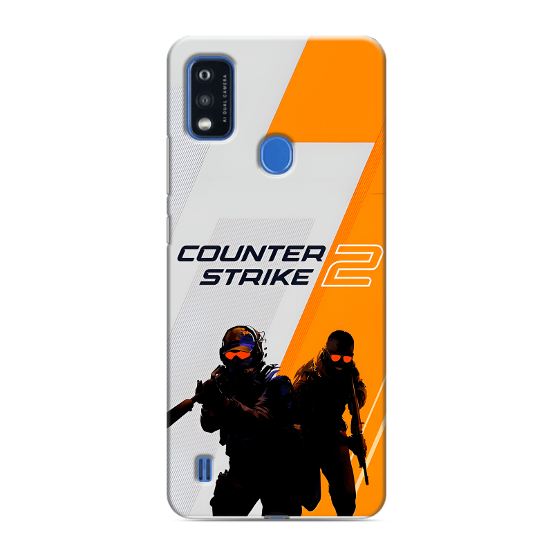 Силиконовый чехол на ZTE Blade A51 с принтом Counter Strike Силиконовый чехол на ZTE Blade A51 с принтом Counter Strike