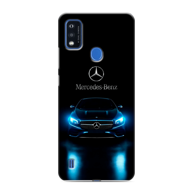 Силиконовый чехол на ZTE Blade A51 с принтом Mercedes Мерседес Силиконовый чехол на ZTE Blade A51 с принтом Mercedes Мерседес