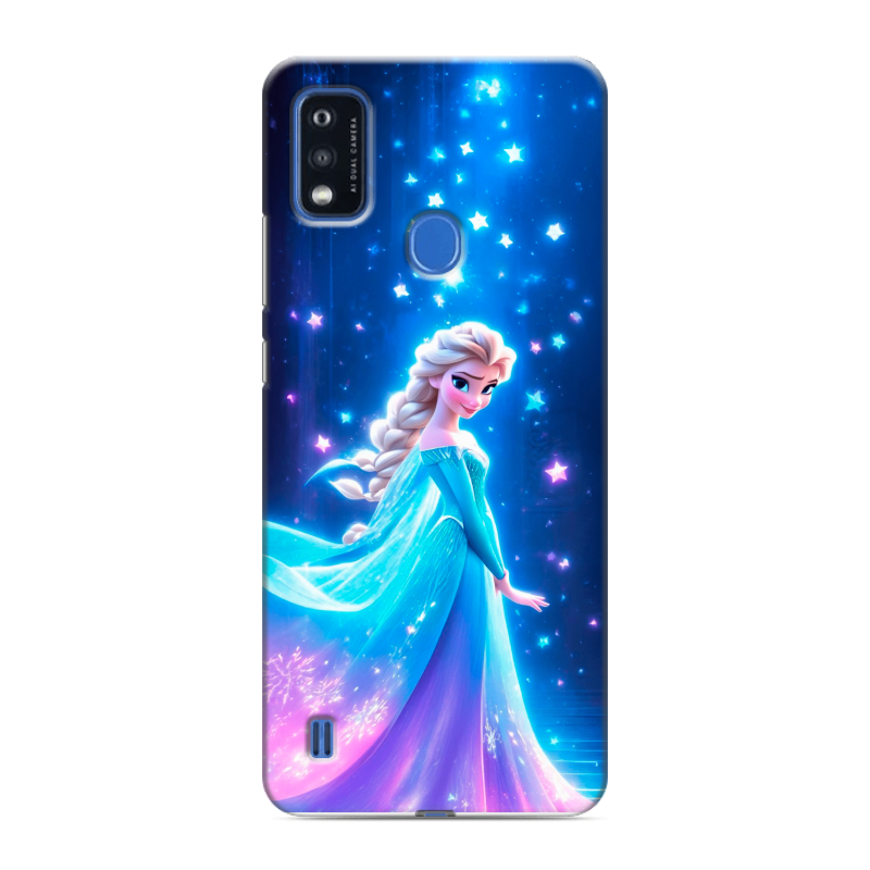 Силиконовый чехол на ZTE Blade A51 с принтом Холодное сердце Frozen Силиконовый чехол на ZTE Blade A51 с принтом Холодное сердце Frozen