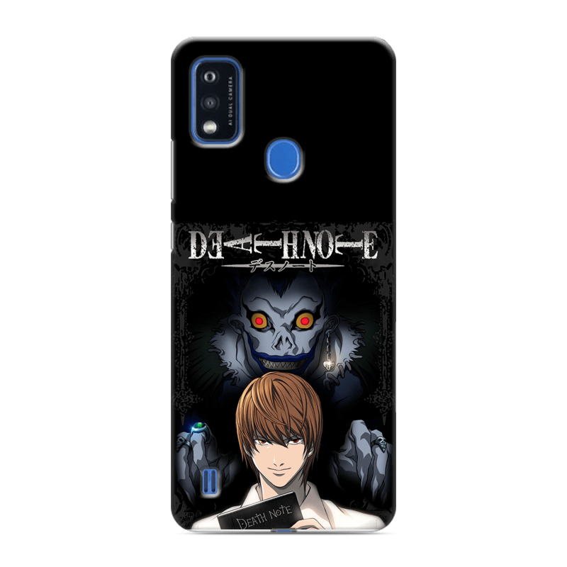 Силиконовый чехол на ZTE Blade A51 с принтом Death note Тетрадь смерти Силиконовый чехол на ZTE Blade A51 с принтом Death note Тетрадь смерти