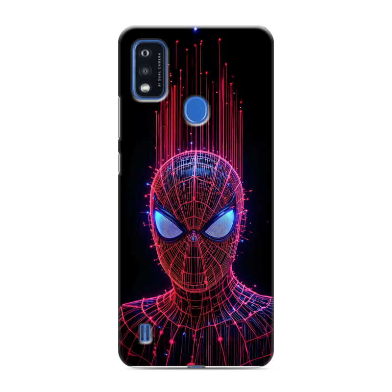 Силиконовый чехол на ZTE Blade A51 с принтом Spiderman Человек паук Силиконовый чехол на ZTE Blade A51 с принтом Spiderman Человек паук