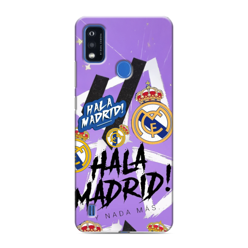 Силиконовый чехол на ZTE Blade A51 с принтом Real Madrid Реал Мадрид Силиконовый чехол на ZTE Blade A51 с принтом Real Madrid Реал Мадрид