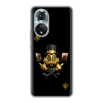 Силиконовый чехол на Huawei Honor 50 с принтом Золотой скрудж макдак