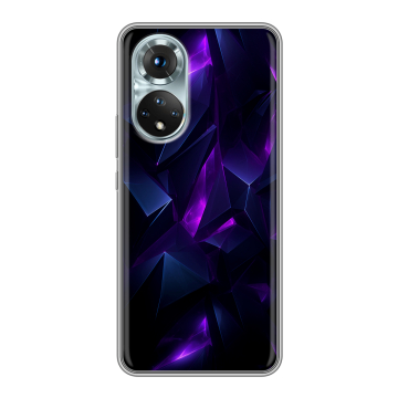Силиконовый чехол на Huawei Honor 50 с принтом Абстракиция
