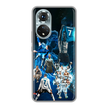 Силиконовый чехол на Huawei Honor 50 с принтом Реал Роналдо Силиконовый чехол на Huawei Honor 50 с принтом Реал Роналдо