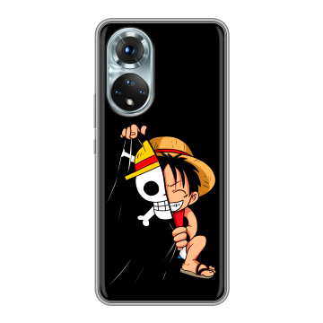 Силиконовый чехол на Huawei Honor 50 с принтом One Piece Ван Пис
