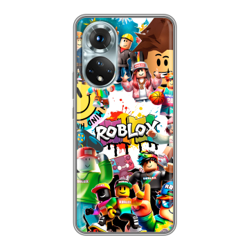 Силиконовый чехол на Huawei Honor 50 с принтом Roblox Роблокс Силиконовый чехол на Huawei Honor 50 с принтом Roblox Роблокс
