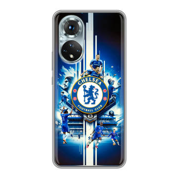 Силиконовый чехол на Huawei Honor 50 с принтом Chelsea Челси
