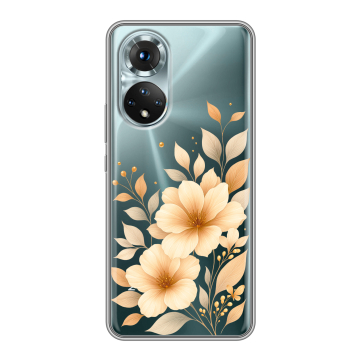 Силиконовый чехол на Huawei Honor 50 с принтом для девушки