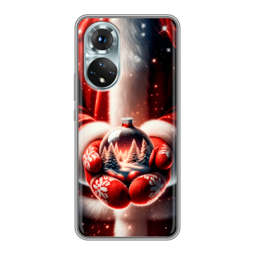 Силиконовый чехол на Huawei Honor 50 с принтом Новый год Силиконовый чехол на Huawei Honor 50 с принтом Новый год