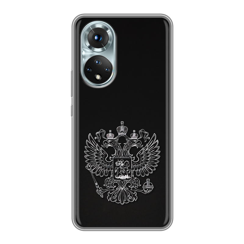 Силиконовый чехол на Huawei Honor 50 с принтом Герб России Силиконовый чехол на Huawei Honor 50 с принтом Герб России