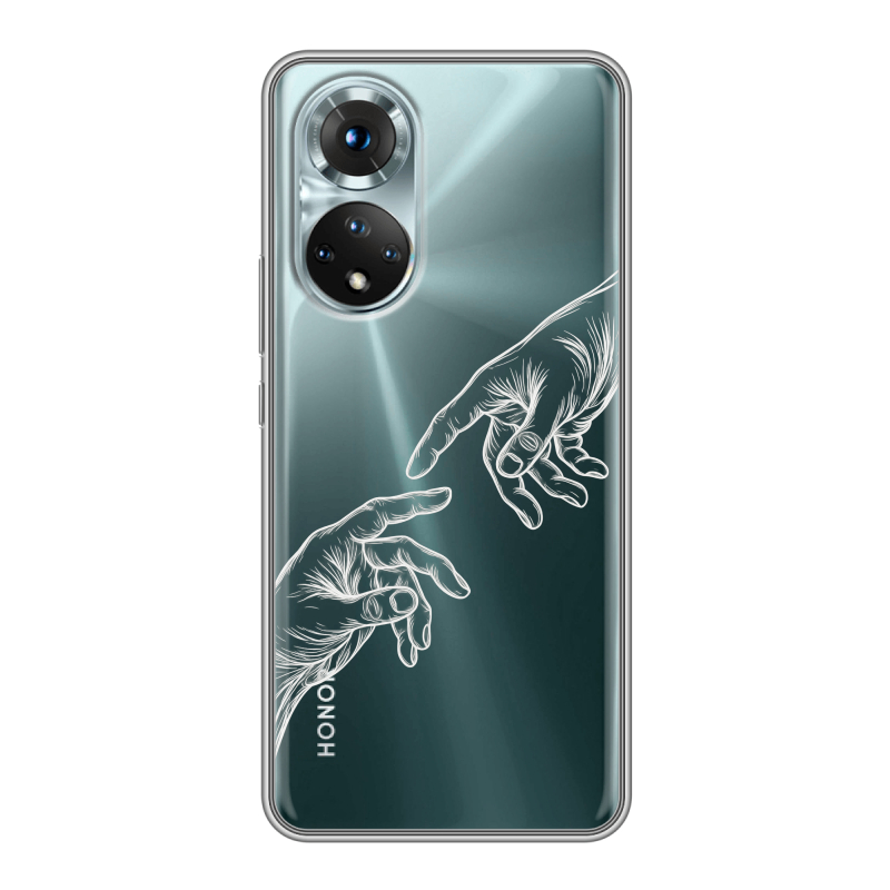 Силиконовый противоударный чехол на Huawei Honor 50 с принтом Сотворение мира Силиконовый противоударный чехол на Huawei Honor 50 с принтом Сотворение мира