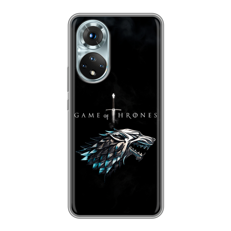 Силиконовый чехол на Huawei Honor 50 с принтом Игра Престолов Game Thrones Силиконовый чехол на Huawei Honor 50 с принтом Игра Престолов Game Thrones