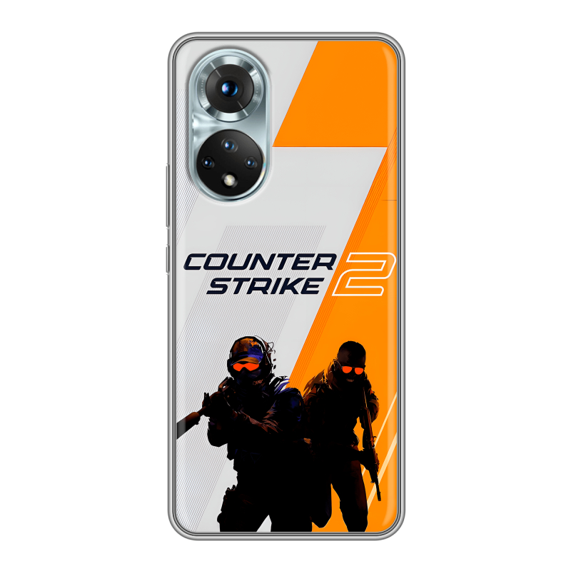 Силиконовый чехол на Huawei Honor 50 с принтом Counter Strike Силиконовый чехол на Huawei Honor 50 с принтом Counter Strike