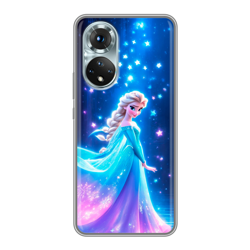 Силиконовый чехол на Huawei Honor 50 с принтом Холодное сердце Frozen Силиконовый чехол на Huawei Honor 50 с принтом Холодное сердце Frozen