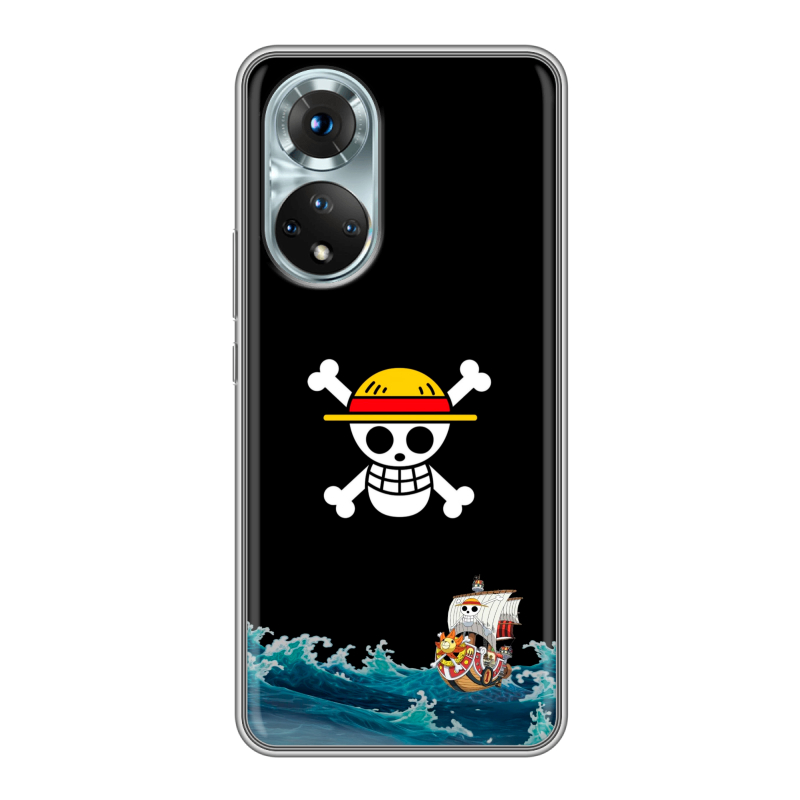 Силиконовый чехол на Huawei Honor 50 с принтом One Piece Ван Пис Силиконовый чехол на Huawei Honor 50 с принтом One Piece Ван Пис