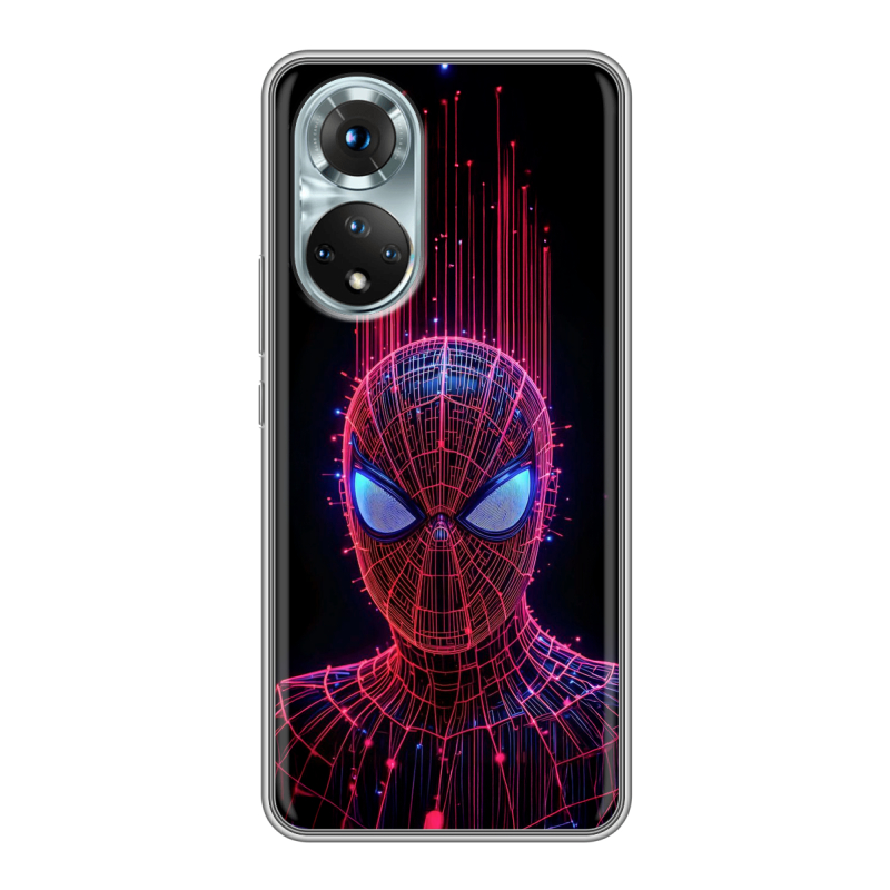 Силиконовый чехол на Huawei Honor 50 с принтом Spiderman Человек паук Силиконовый чехол на Huawei Honor 50 с принтом Spiderman Человек паук