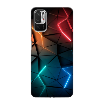 Силиконовый чехол на Xiaomi RedMi Note 10T с принтом Абстракция неон Силиконовый чехол на Xiaomi RedMi Note 10T с принтом Абстракция неон