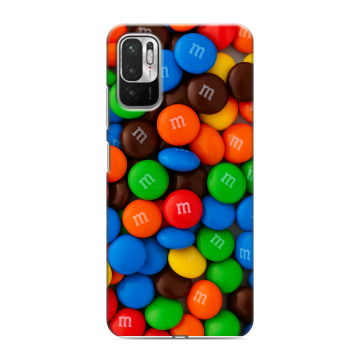 Силиконовый чехол на Xiaomi RedMi Note 10T с принтом Конфеты