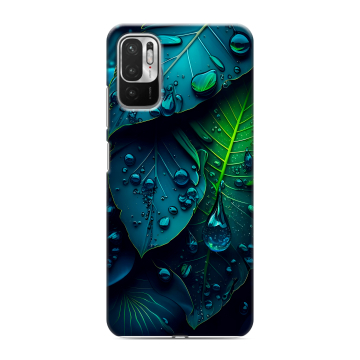 Силиконовый чехол на Xiaomi RedMi Note 10T с принтом Листья