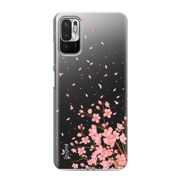 Силиконовый чехол на Xiaomi RedMi Note 10T с принтом Ветка сакуры Силиконовый чехол на Xiaomi RedMi Note 10T с принтом Ветка сакуры