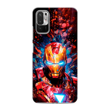 Силиконовый чехол на Xiaomi RedMi Note 10T с принтом Железный человек Ironman Силиконовый чехол на Xiaomi RedMi Note 10T с принтом Железный человек Ironman