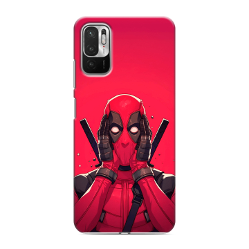 Силиконовый чехол на Xiaomi RedMi Note 10T с принтом Дедпул Deadpool Силиконовый чехол на Xiaomi RedMi Note 10T с принтом Дедпул Deadpool