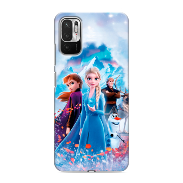 Силиконовый чехол на Xiaomi RedMi Note 10T с принтом Холодное сердце Frozen Силиконовый чехол на Xiaomi RedMi Note 10T с принтом Холодное сердце Frozen