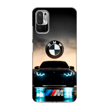 Силиконовый чехол на Xiaomi RedMi Note 10T с принтом БМВ BMW