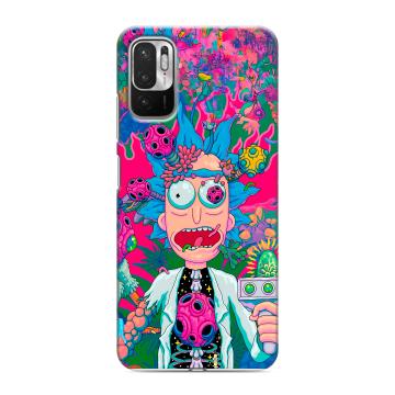 Силиконовый чехол на Xiaomi RedMi Note 10T с принтом Рик и Морти Rick Morty Силиконовый чехол на Xiaomi RedMi Note 10T с принтом Рик и Морти Rick Morty