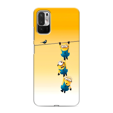Силиконовый чехол на Xiaomi RedMi Note 10T с принтом Миньоны Силиконовый чехол на Xiaomi RedMi Note 10T с принтом Миньоны