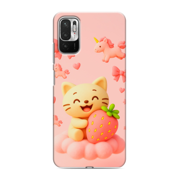 Силиконовый чехол на Xiaomi RedMi Note 10T с принтом для девочек Силиконовый чехол на Xiaomi RedMi Note 10T с принтом для девочек