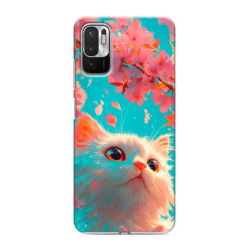 Силиконовый чехол на Xiaomi RedMi Note 10T с принтом Красивый кот Силиконовый чехол на Xiaomi RedMi Note 10T с принтом Красивый кот