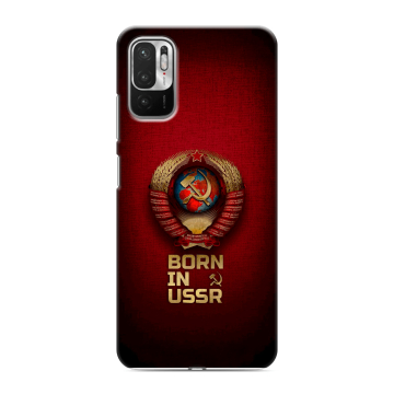 Силиконовый чехол на Xiaomi RedMi Note 10T с принтом Флаг Герб СССР Силиконовый чехол на Xiaomi RedMi Note 10T с принтом Флаг Герб СССР