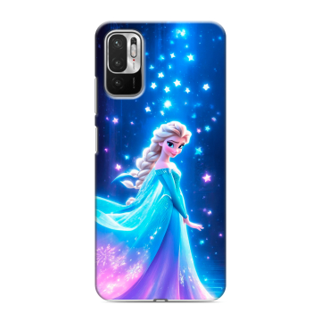 Силиконовый чехол на Xiaomi RedMi Note 10T с принтом Холодное сердце Frozen Силиконовый чехол на Xiaomi RedMi Note 10T с принтом Холодное сердце Frozen
