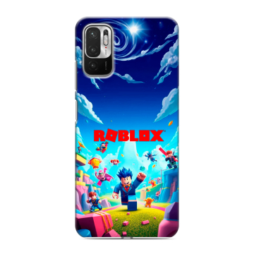 Силиконовый чехол на Xiaomi RedMi Note 10T с принтом Roblox Роблокс Силиконовый чехол на Xiaomi RedMi Note 10T с принтом Roblox Роблокс