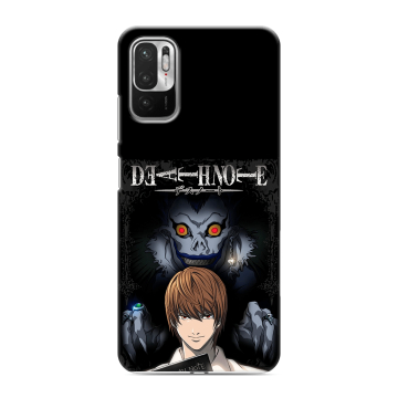 Силиконовый чехол на Xiaomi RedMi Note 10T с принтом Death note Тетрадь смерти Силиконовый чехол на Xiaomi RedMi Note 10T с принтом Death note Тетрадь смерти