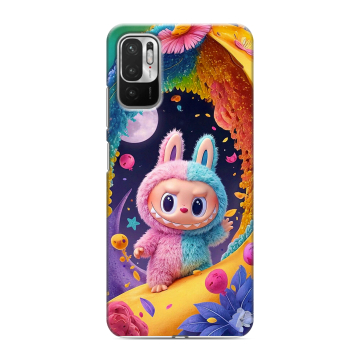 Силиконовый чехол на Xiaomi RedMi Note 10T с принтом Labubu Лабубу Силиконовый чехол на Xiaomi RedMi Note 10T с принтом Labubu Лабубу