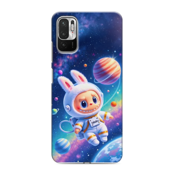 Силиконовый чехол на Xiaomi RedMi Note 10T с принтом Labubu Лабубу