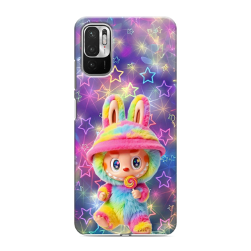 Силиконовый чехол на Xiaomi RedMi Note 10T с принтом Labubu Лабубу Силиконовый чехол на Xiaomi RedMi Note 10T с принтом Labubu Лабубу