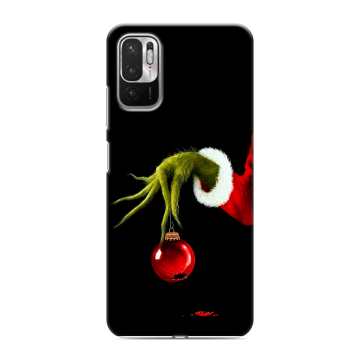 Силиконовый чехол на Xiaomi RedMi Note 10T с принтом Новый год Гринч Силиконовый чехол на Xiaomi RedMi Note 10T с принтом Новый год Гринч