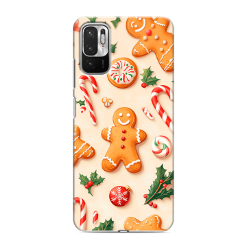 Силиконовый чехол на Xiaomi RedMi Note 10T с принтом Новый год Силиконовый чехол на Xiaomi RedMi Note 10T с принтом Новый год