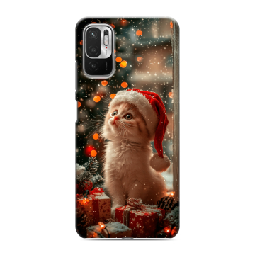 Силиконовый чехол на Xiaomi RedMi Note 10T с принтом Новый год Силиконовый чехол на Xiaomi RedMi Note 10T с принтом Новый год