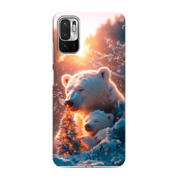 Силиконовый чехол на Xiaomi RedMi Note 10T с принтом Новый год Силиконовый чехол на Xiaomi RedMi Note 10T с принтом Новый год