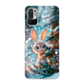 Силиконовый чехол на Xiaomi RedMi Note 10T с принтом Новый год Силиконовый чехол на Xiaomi RedMi Note 10T с принтом Новый год