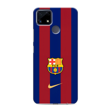 Силиконовый чехол на Realme C25 с принтом Барселона Barcelona Силиконовый чехол на Realme C25 с принтом Барселона Barcelona
