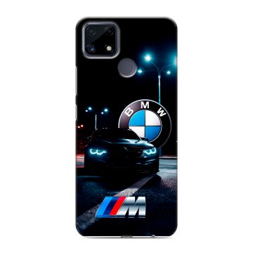 Силиконовый чехол на Realme C25 с принтом БМВ BMW Силиконовый чехол на Realme C25 с принтом БМВ BMW