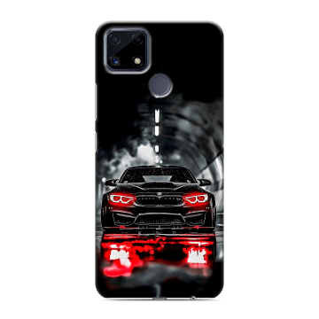 Силиконовый чехол на Realme C25 с принтом BMW БМВ Силиконовый чехол на Realme C25 с принтом BMW БМВ