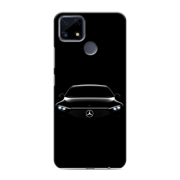 Силиконовый чехол на Realme C25 с принтом Mercedes Мерседес
